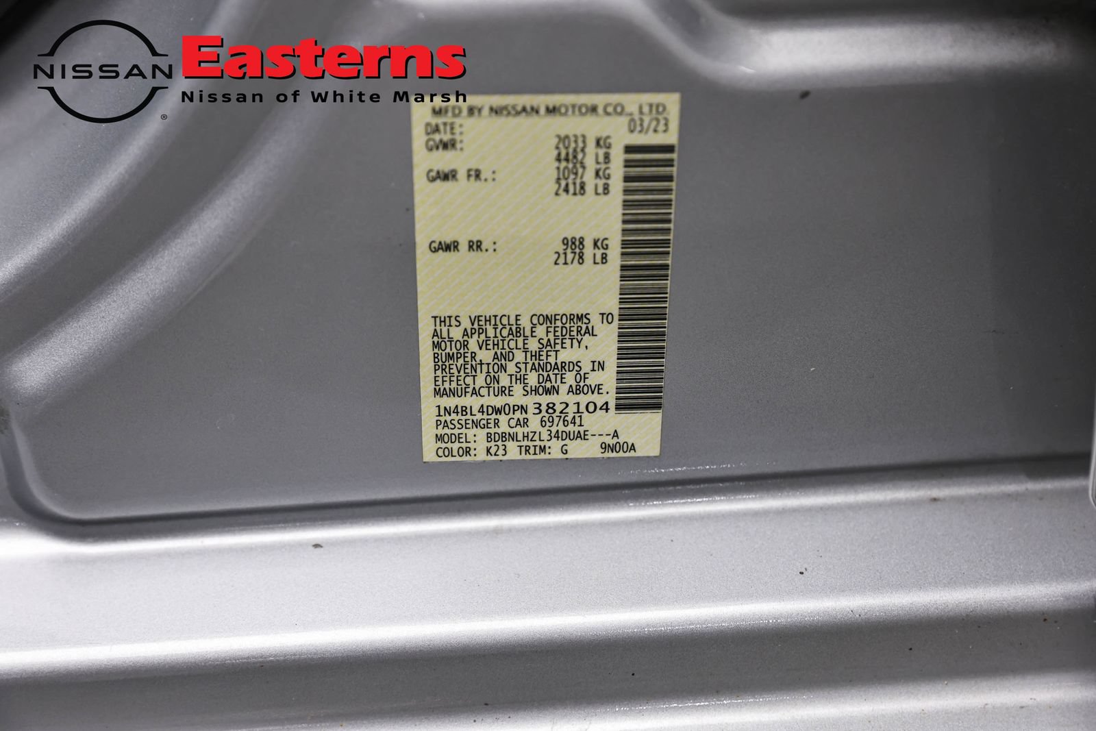 Used 2023 Nissan Altima 2.5 SV w/ SV Premium Package AWD/4WD image 35