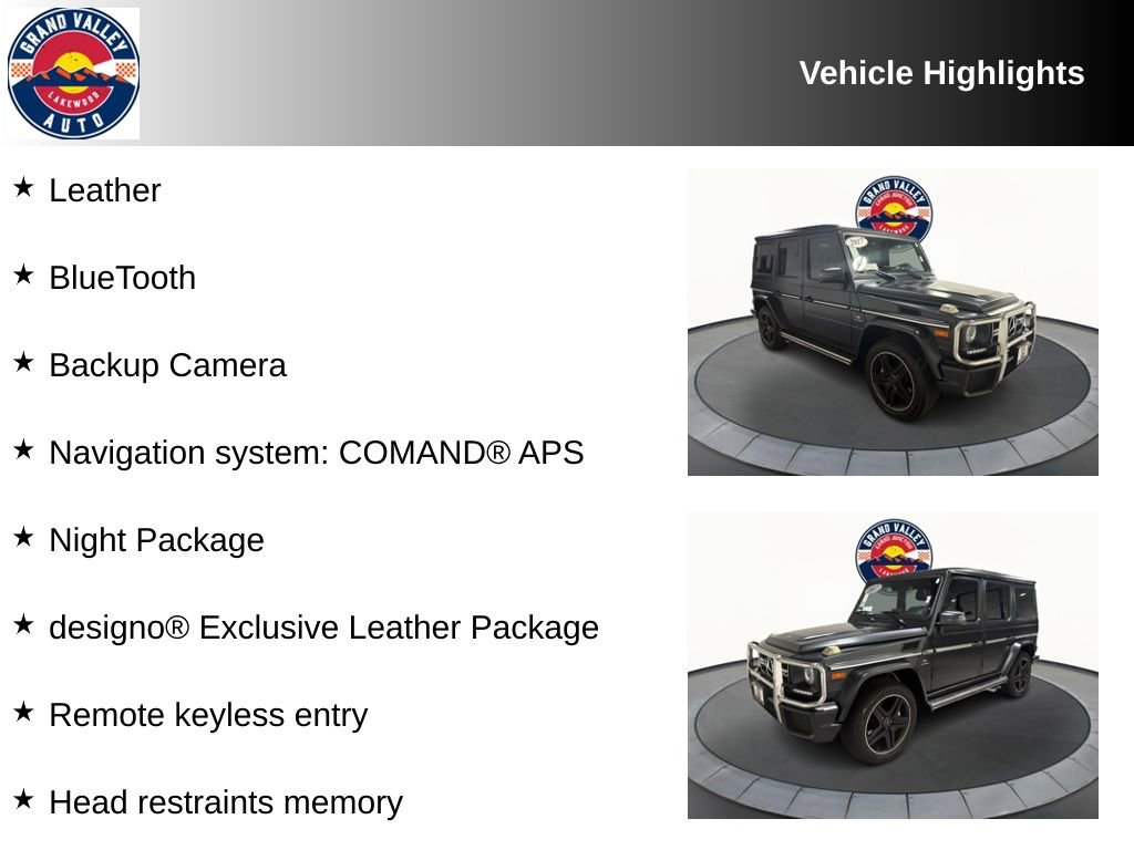 Used 2017 Mercedes-Benz G 63 AMG 4MATIC image 2