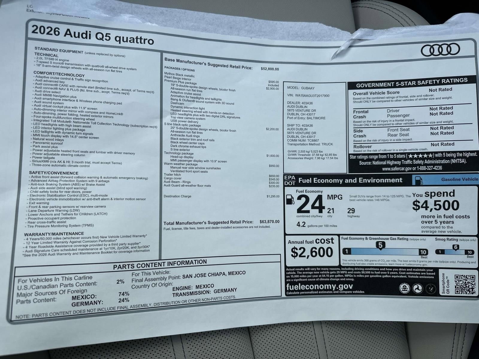 New 2026 Audi Q5 Premium Plus AWD/4WD image 31
