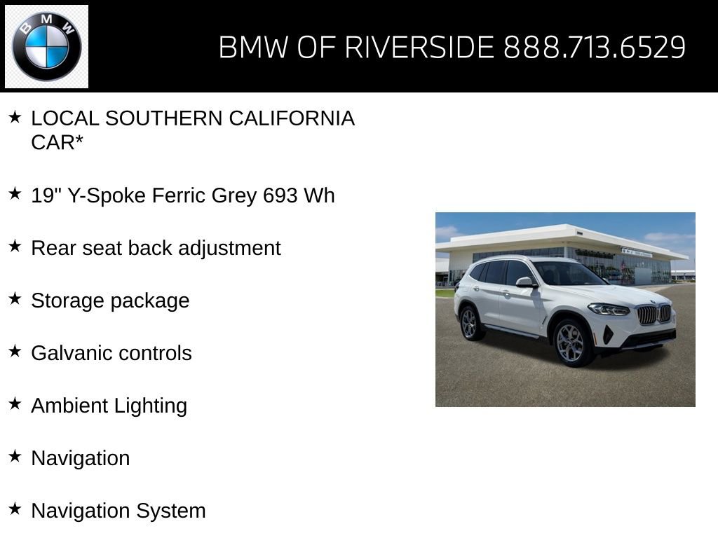 Certified 2023 BMW X3 sDrive30i w/ Convenience Package RWD image 15
