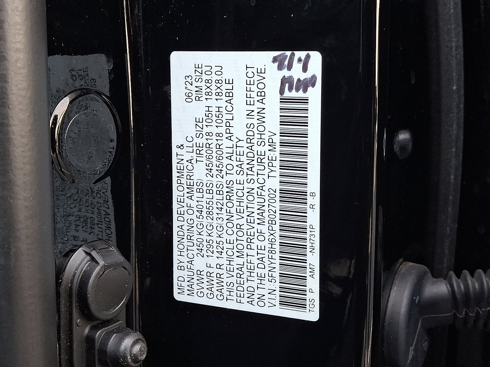 Certified 2023 Honda Passport TrailSport image 21