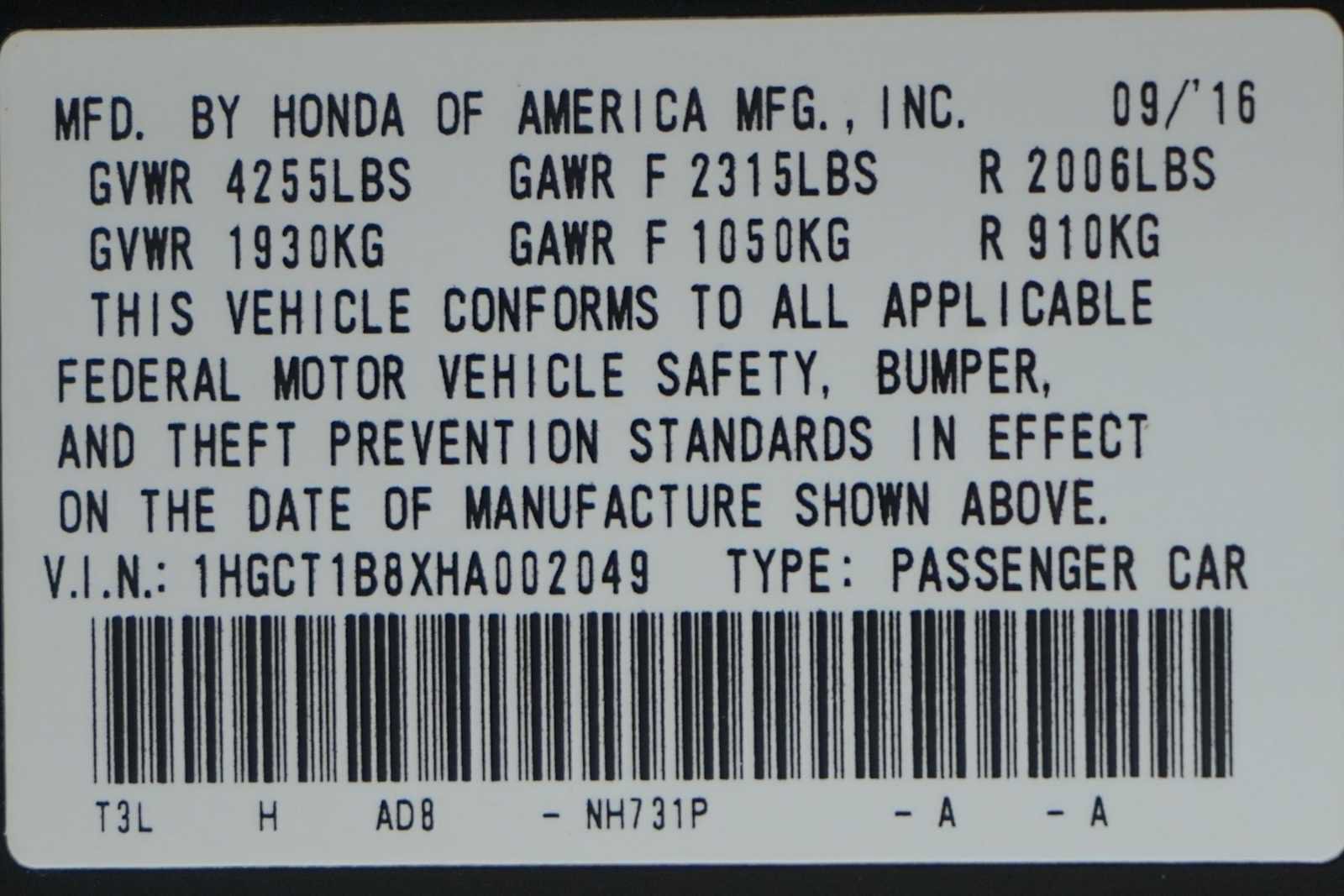 Used 2017 Honda Accord EX-L image 30