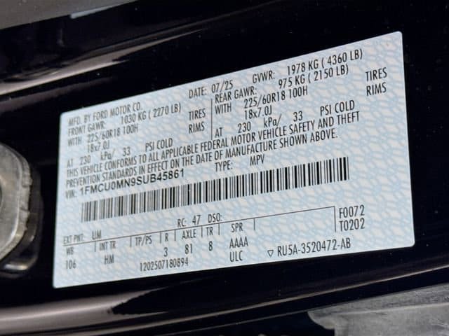 Used 2025 Ford Escape ST-Line FWD image 30