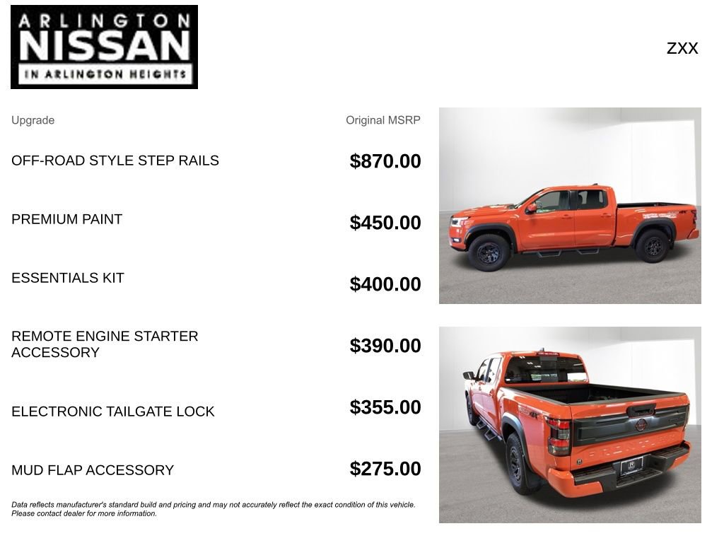 Used 2025 Nissan Frontier PRO-4X AWD/4WD image 4