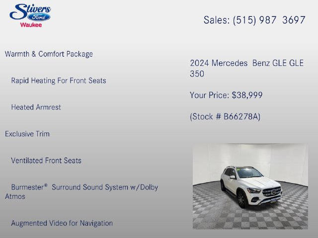 Used 2024 Mercedes-Benz GLE 350 4MATIC image 15