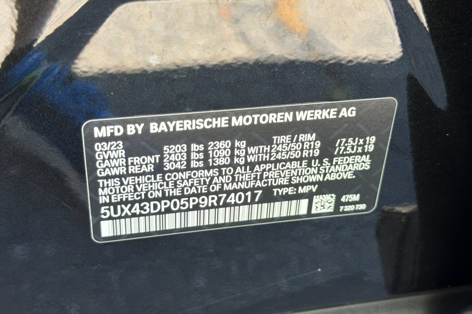 Certified 2023 BMW X3 sDrive30i w/ Convenience Package image 39