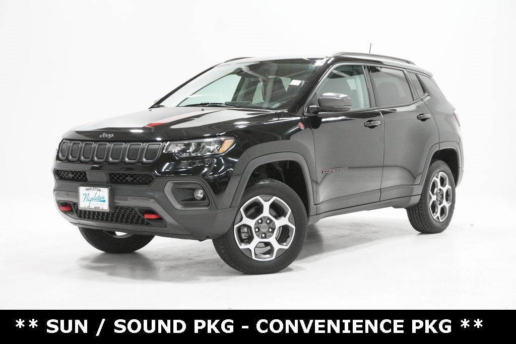 Used 2022 Jeep Compass Trailhawk w/ Sun and Sound Group image 1