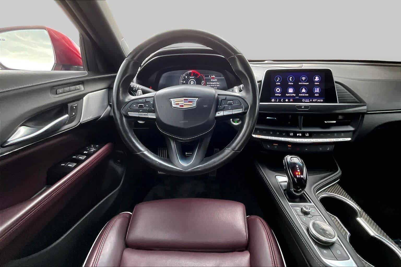 Used 2022 Cadillac CT4 V w/ Technology Package RWD image 10