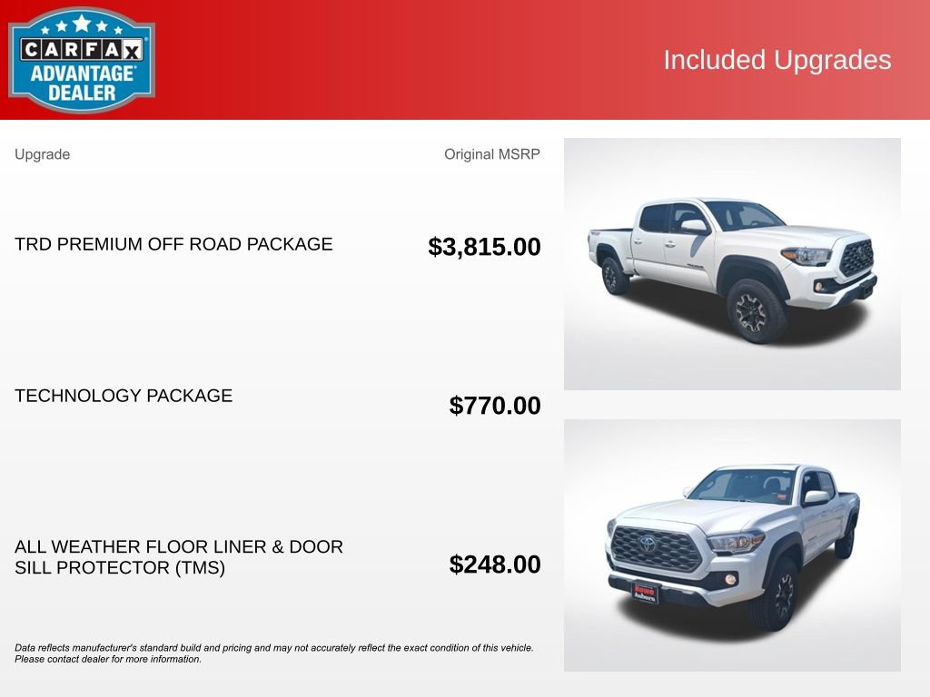 Used 2021 Toyota Tacoma TRD Off-Road w/ TRD Premium Off Road Package AWD/4WD image 13