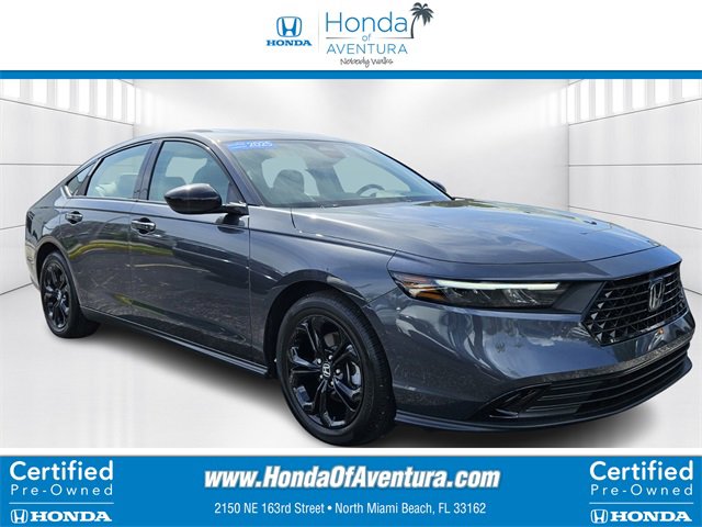 Certified 2025 Honda Accord SE