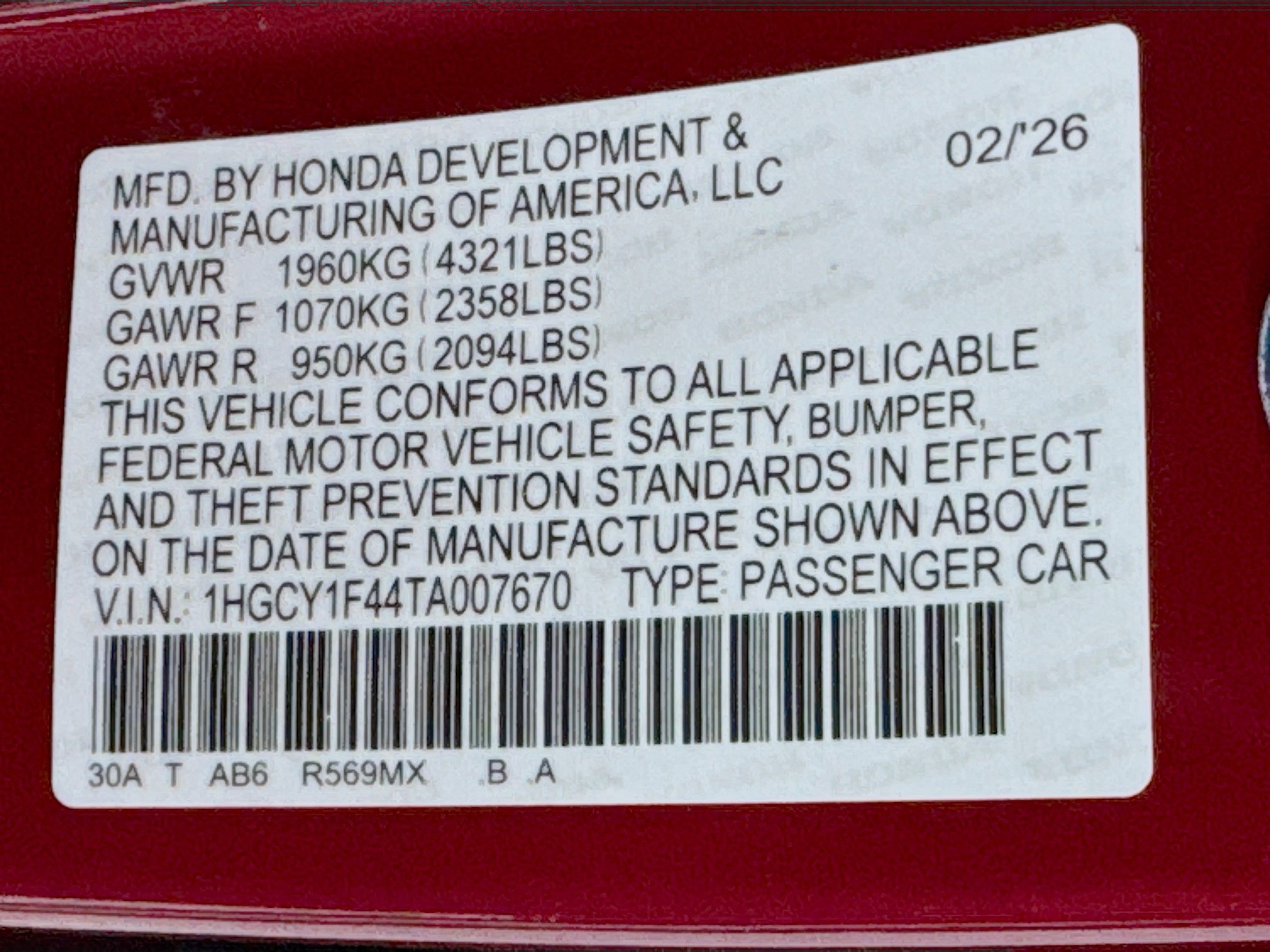 New 2026 Honda Accord SE image 31
