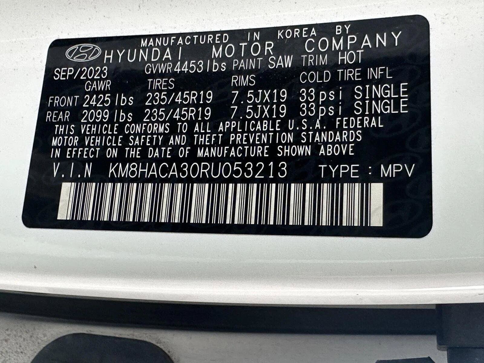 Certified 2024 Hyundai Kona N Line AWD/4WD image 15