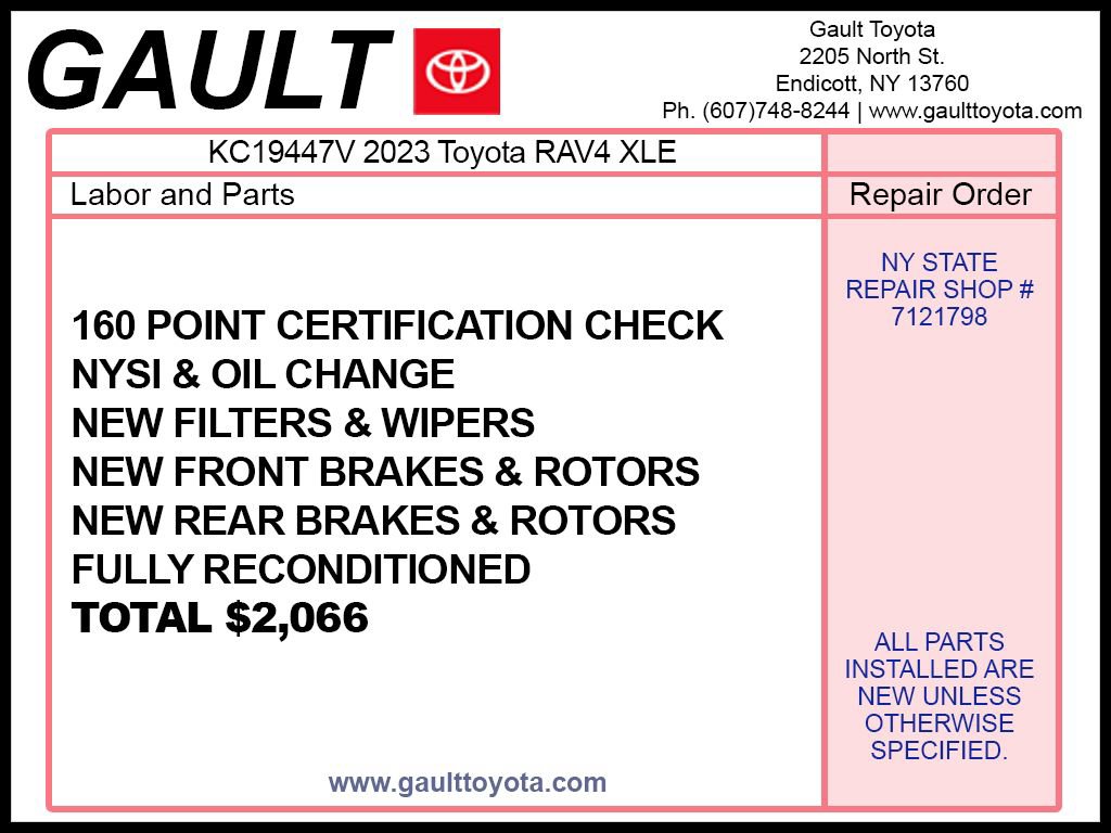 Certified 2023 Toyota RAV4 XLE w/ Convenience Package AWD/4WD image 2