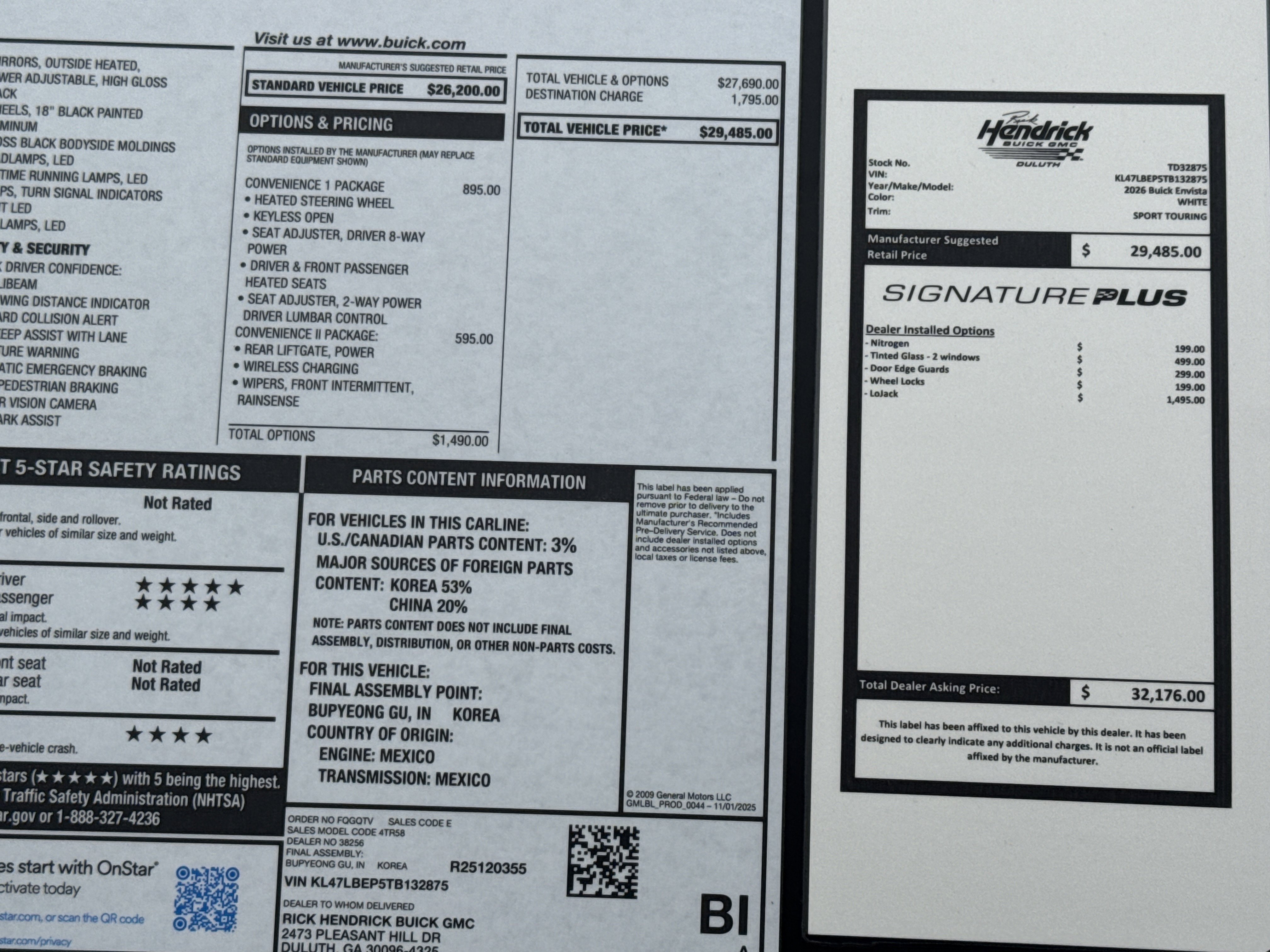 New 2026 Buick Envista Sport Touring w/ Convenience I Package image 35