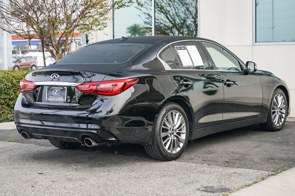 Certified 2023 INFINITI Q50 Luxe w/ Cargo Package image 6