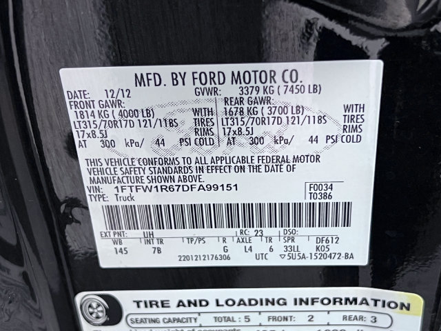 Used 2013 Ford F150 Raptor w/ Luxury Equipment Group AWD/4WD image 27