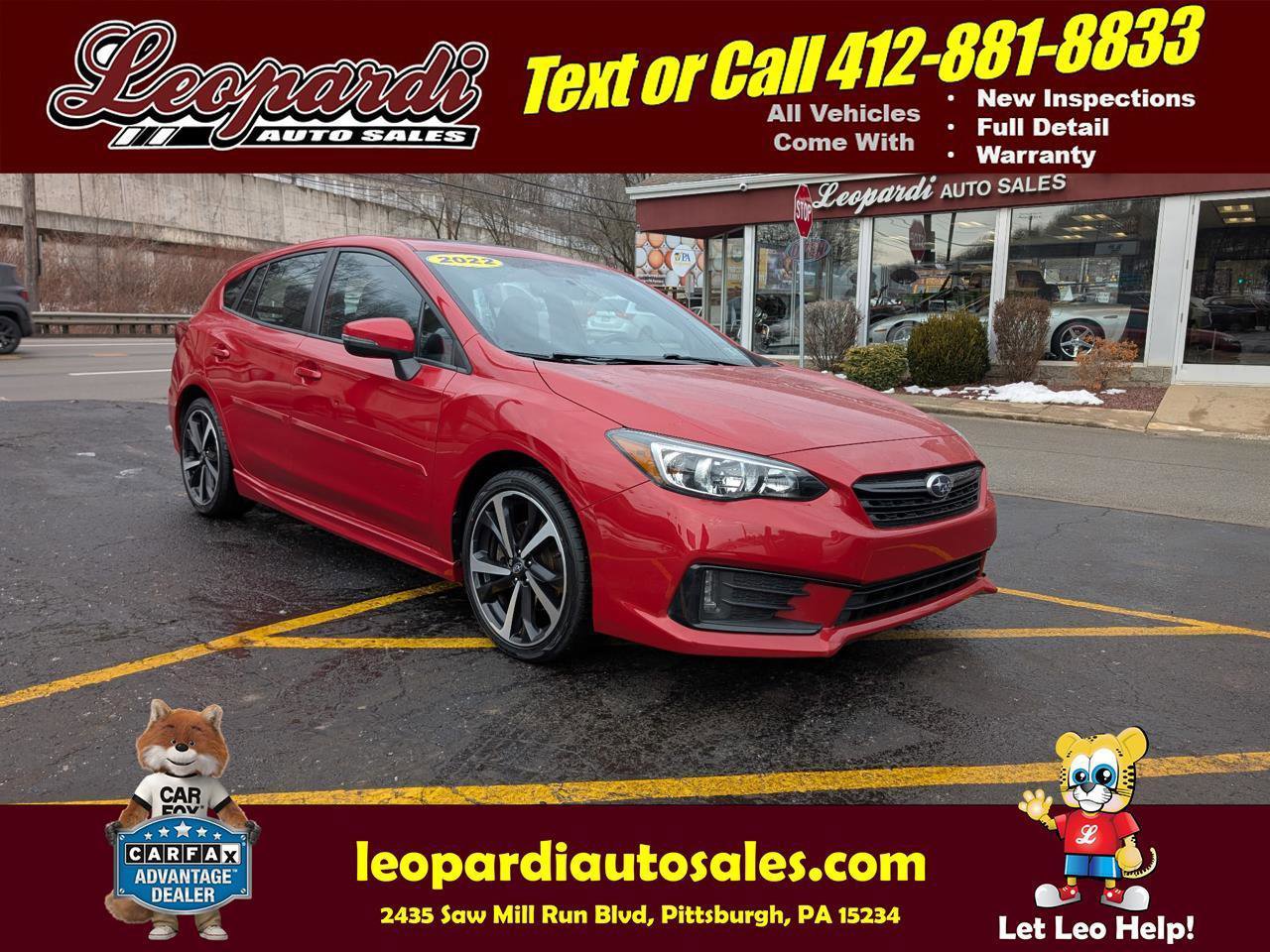 Used 2022 Subaru Impreza 2.0i Sport image 1