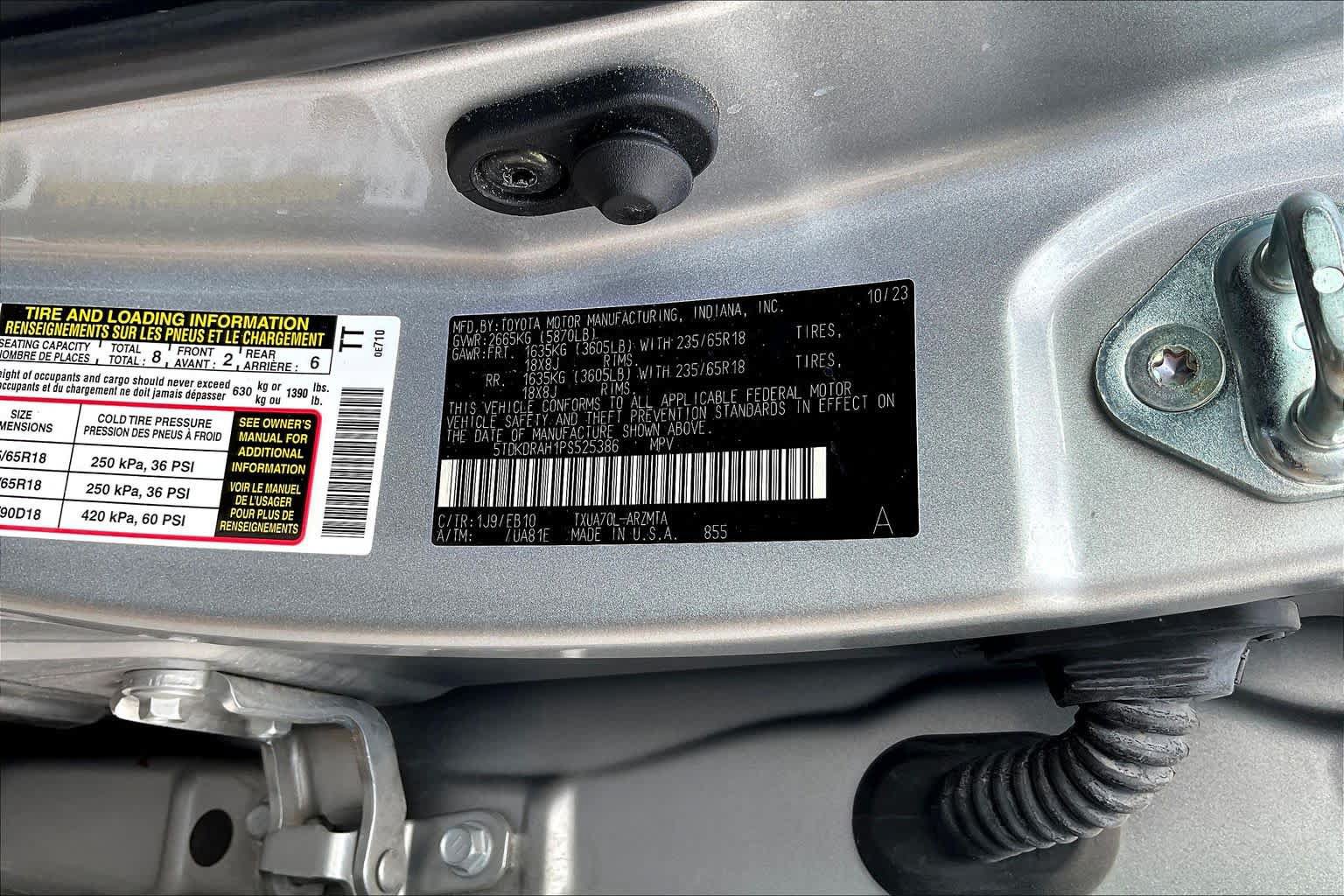 Used 2023 Toyota Highlander XLE FWD image 34