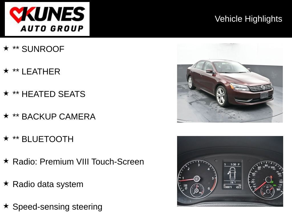 Used 2014 Volkswagen Passat TDI SE FWD video 2