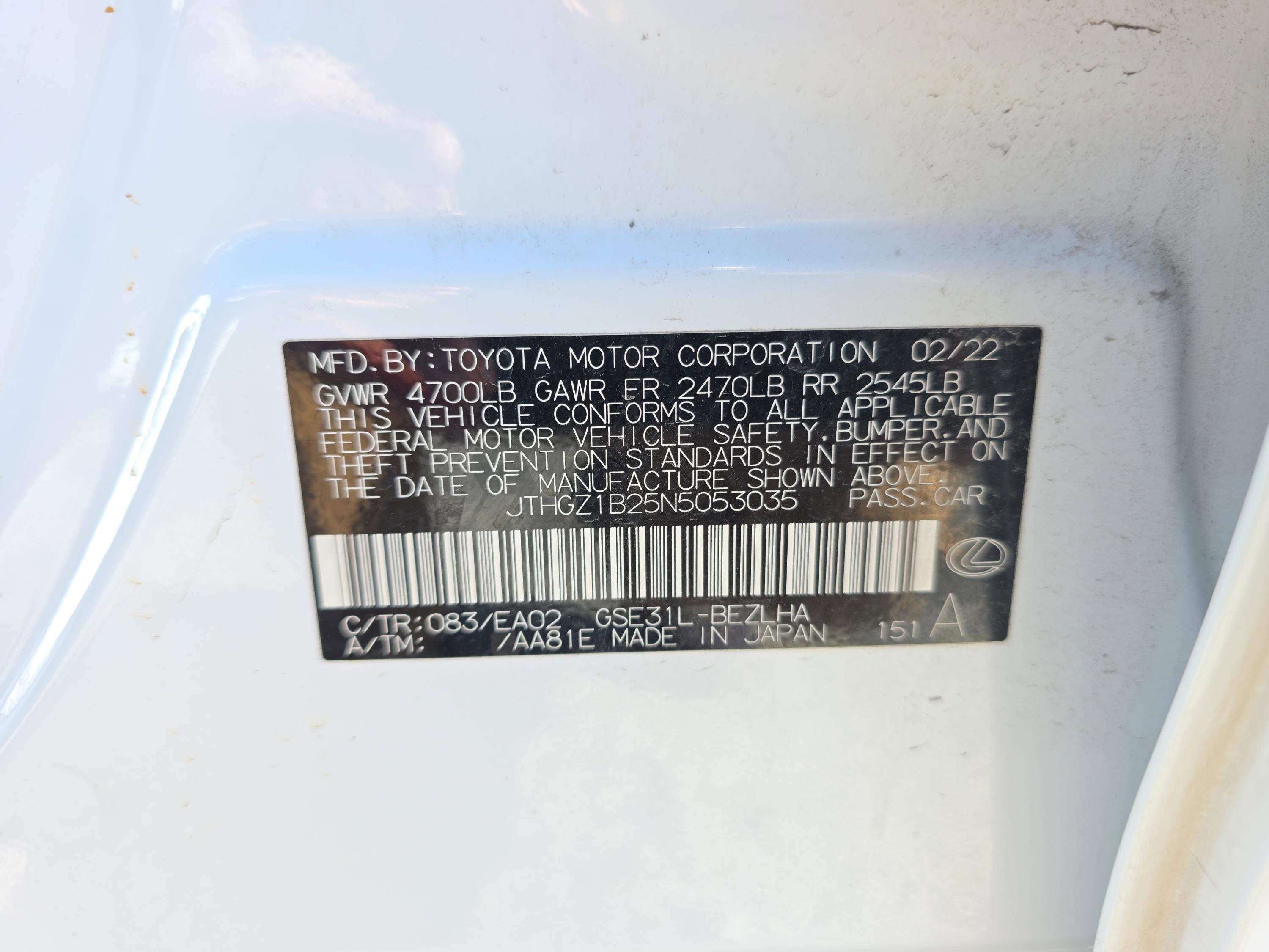 Used 2022 Lexus IS 350 F Sport image 30