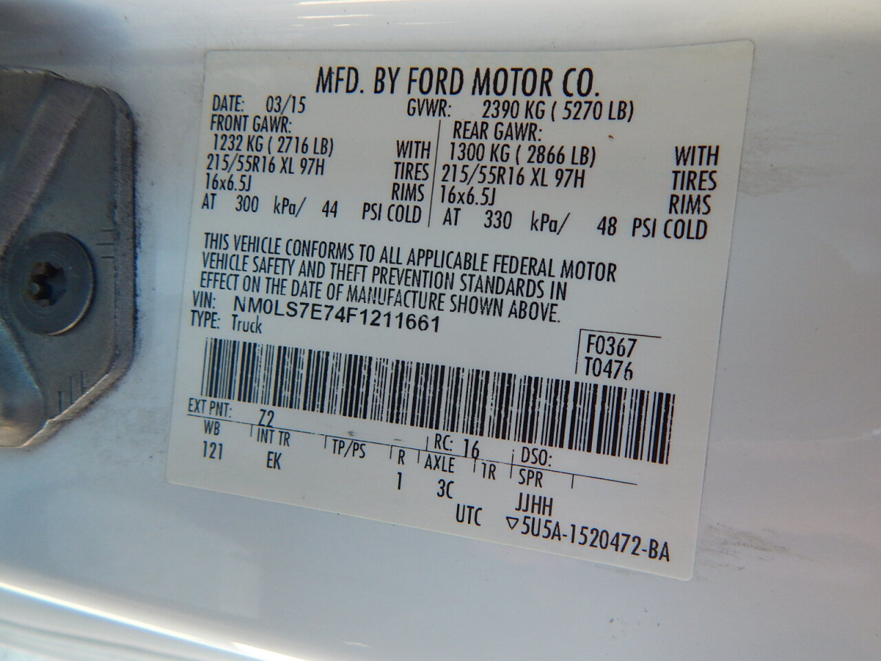 Used 2015 Ford Transit Connect XL FWD image 28