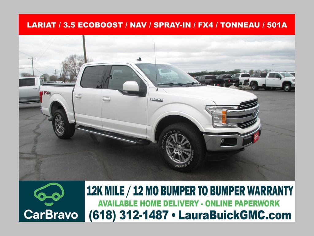 Used 2019 Ford F150 Lariat w/ Equipment Group 501A Mid image 1