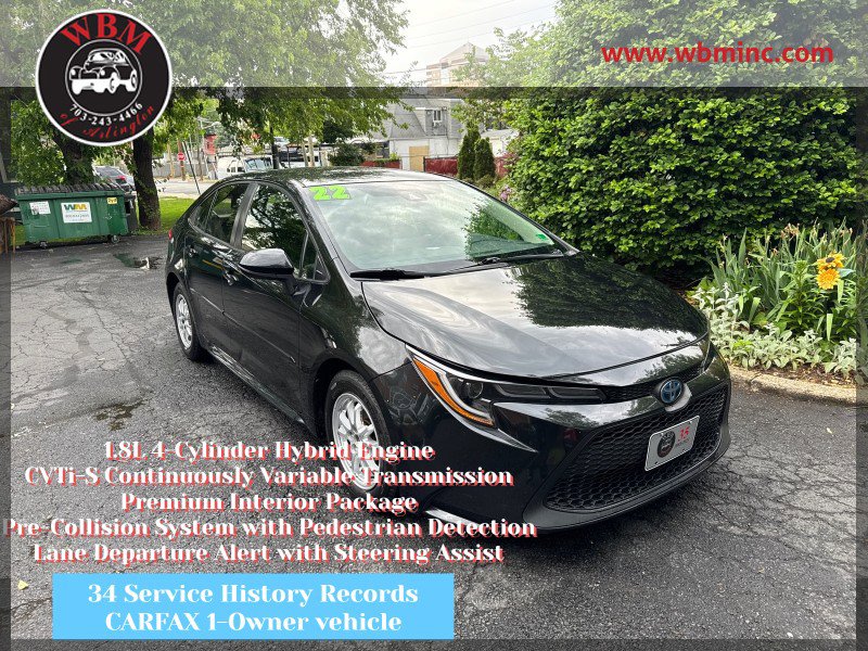 Used 2022 Toyota Corolla LE w/ Premium Interior Package