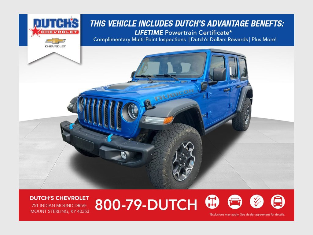 Used 2023 Jeep Wrangler Unlimited Rubicon 4xe w/ Steel Bumper Group