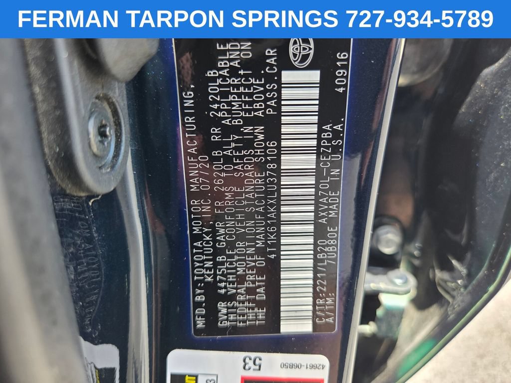 Used 2020 Toyota Camry XSE FWD image 24