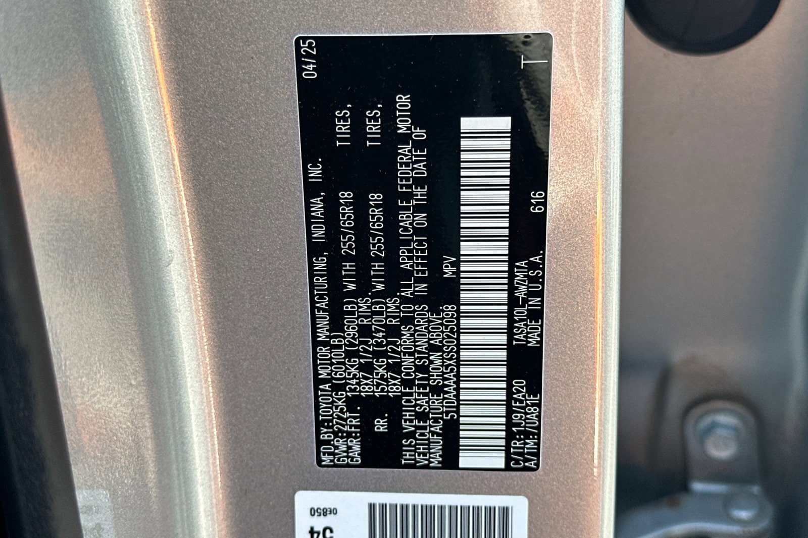Certified 2025 Toyota Grand Highlander FWD image 30