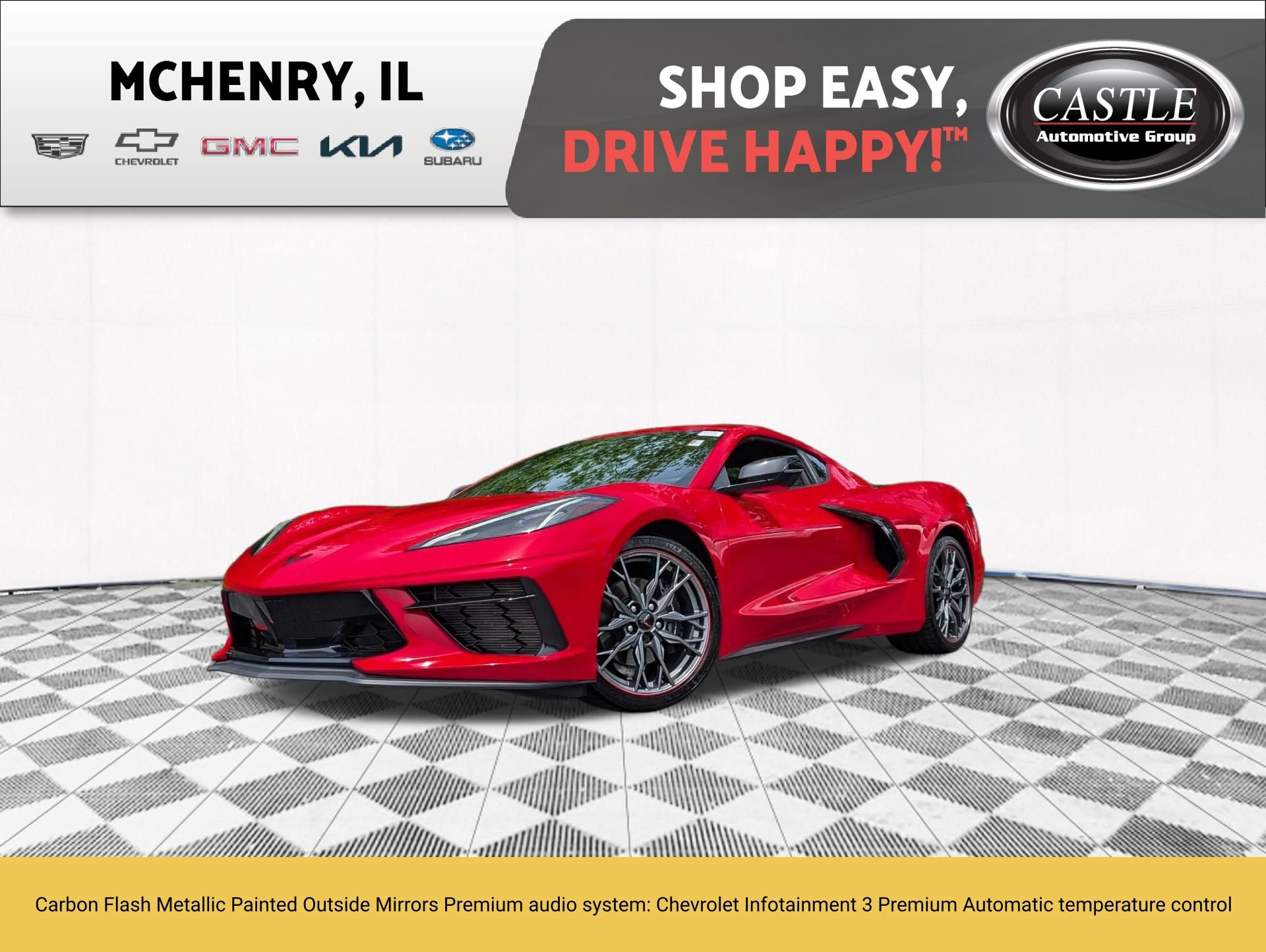 Certified 2024 Chevrolet Corvette Stingray Coupe w/ 1LT