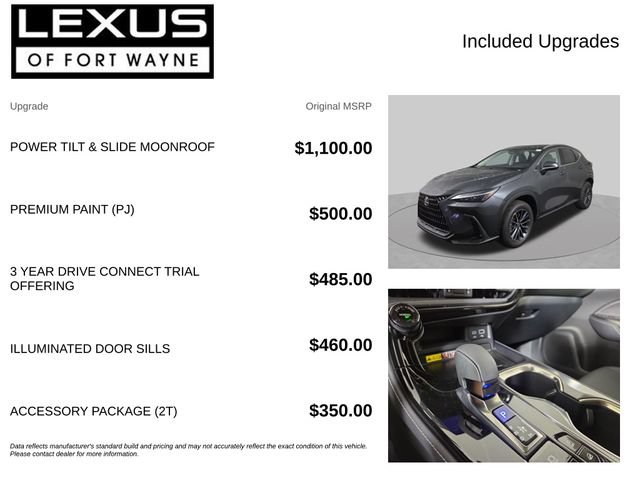 New 2026 Lexus NX 350 AWD w/ Accessory Package (2T) image 4