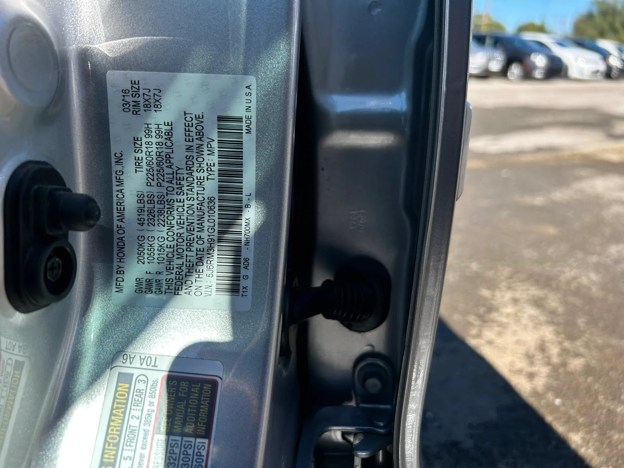 Used 2016 Honda CR-V Touring image 20