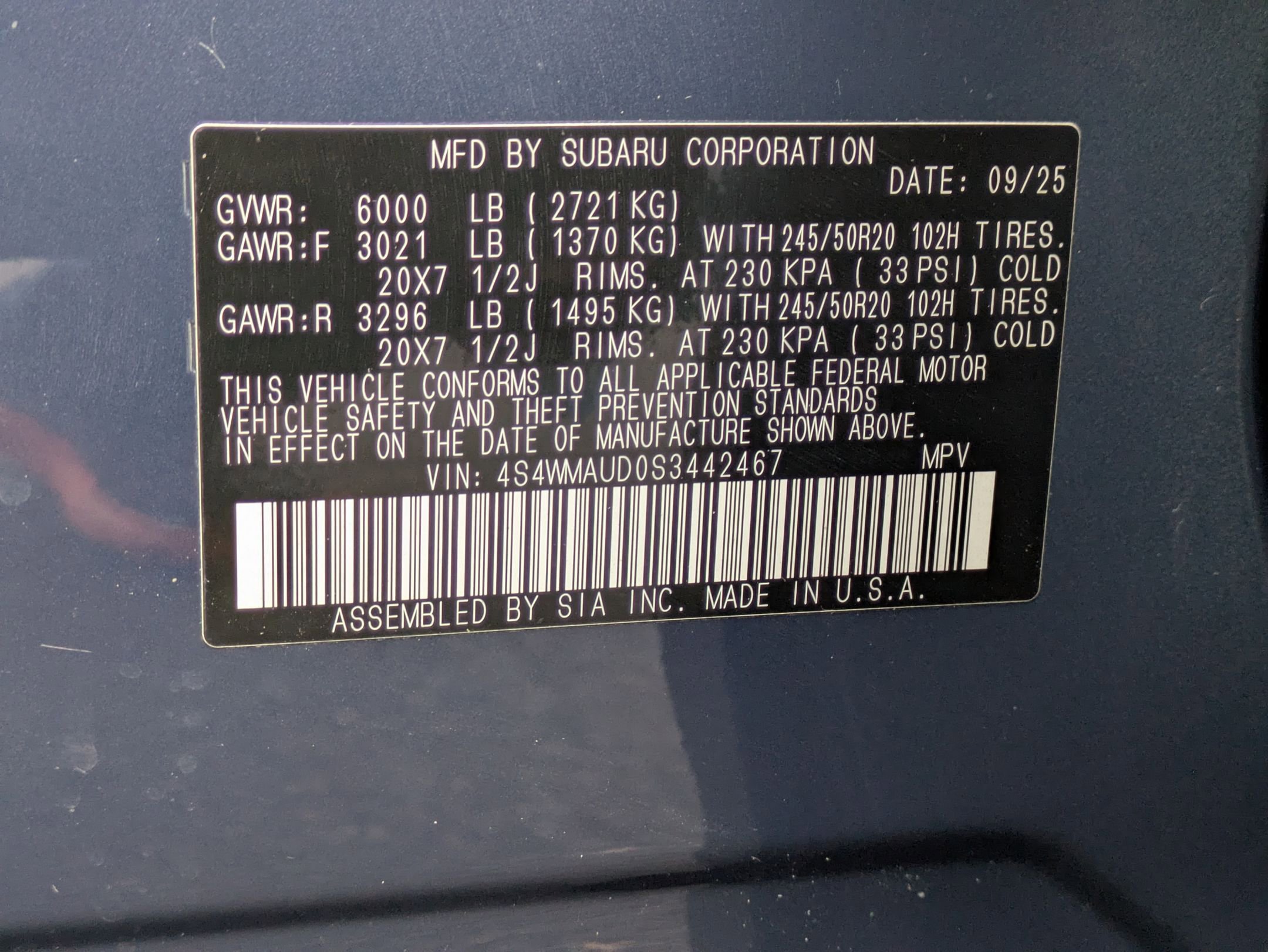 Used 2025 Subaru Ascent Touring w/ Popular Package #2 image 24