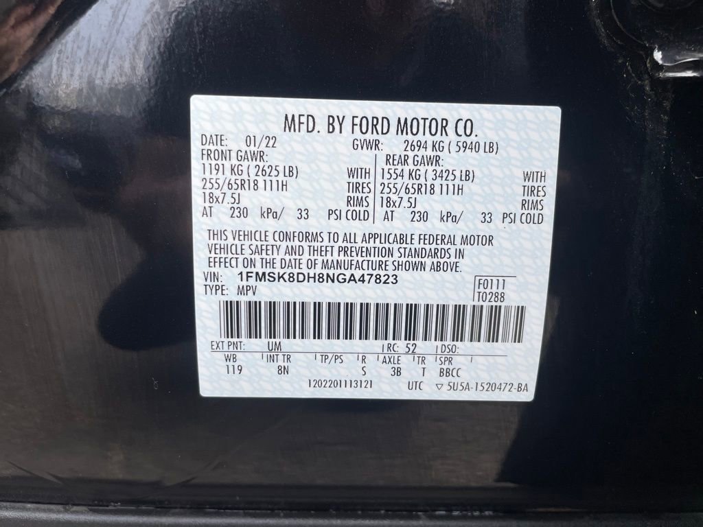 Used 2022 Ford Explorer XLT image 19