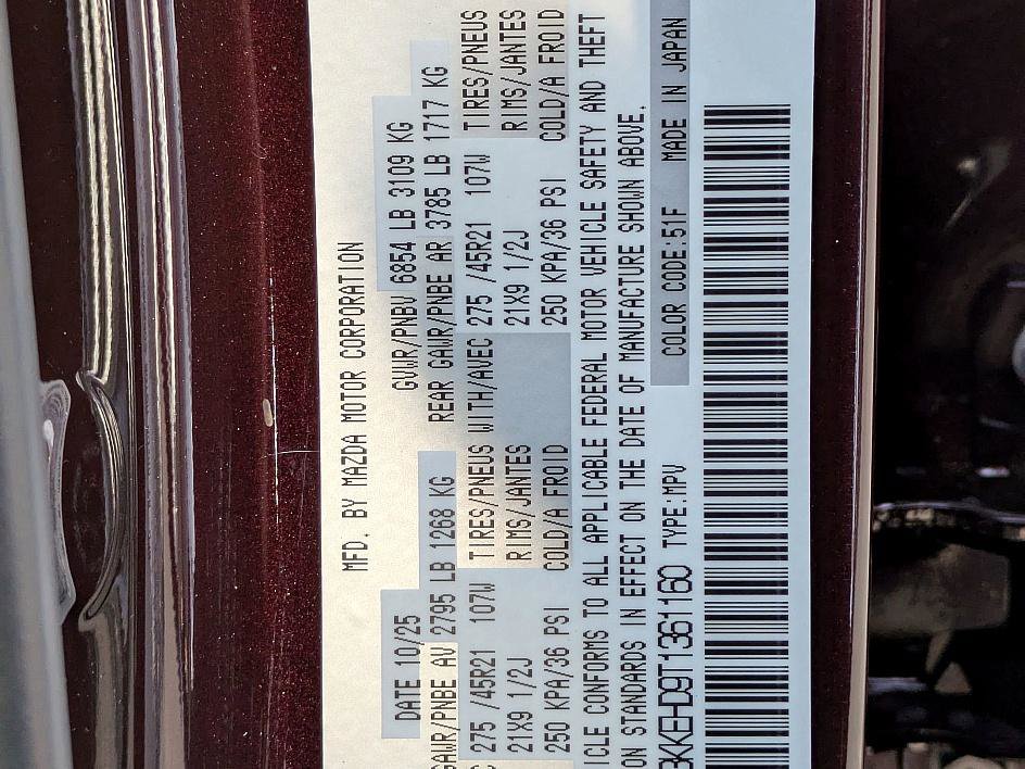 New 2026 MAZDA CX-90 3.3 Turbo w/ Premium Plus Pkg image 38