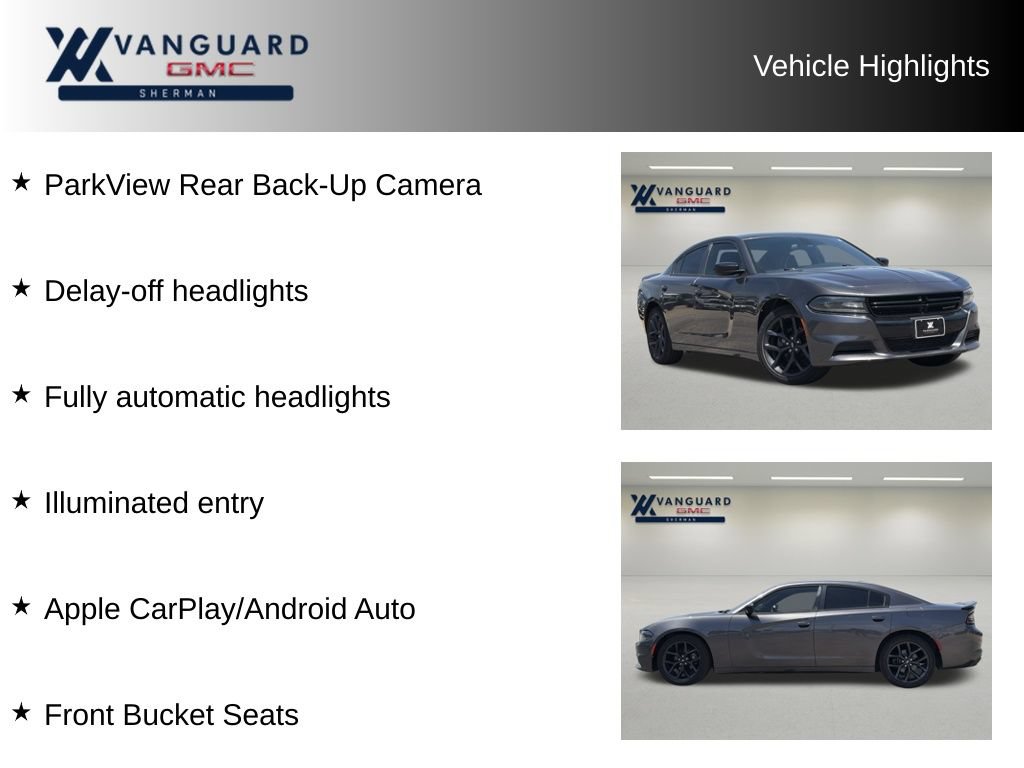 Used 2019 Dodge Charger SXT w/ Blacktop Package RWD image 10