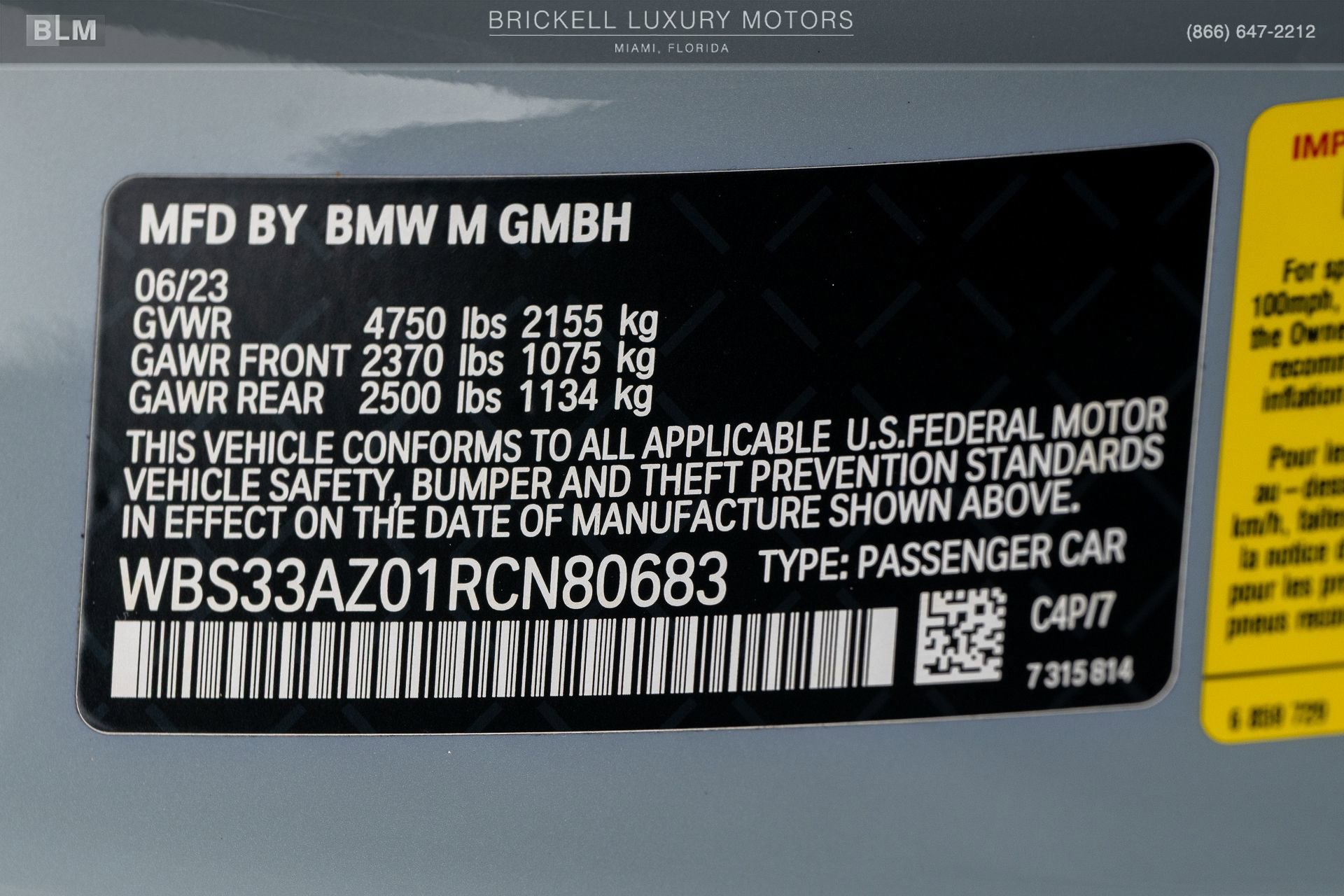 Used 2024 BMW M4 Competition w/ Executive Package RWD image 52