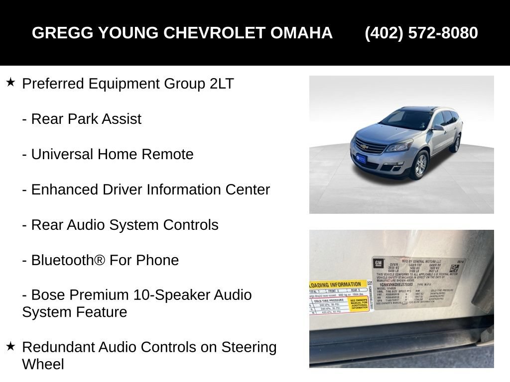 Used 2014 Chevrolet Traverse LT AWD/4WD image 19