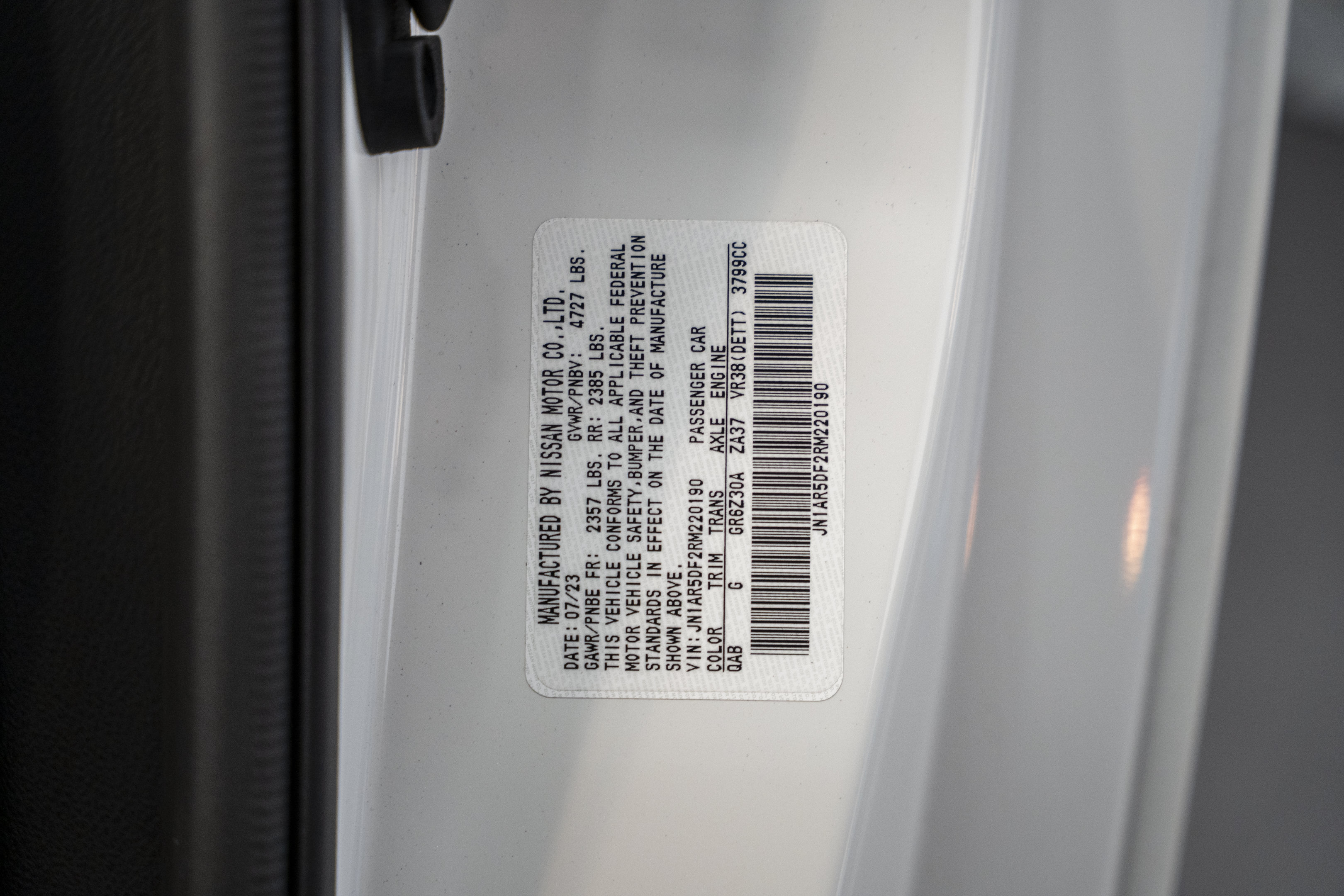 Used 2024 Nissan GT-R NISMO w/ Floor Mat Package AWD/4WD image 67