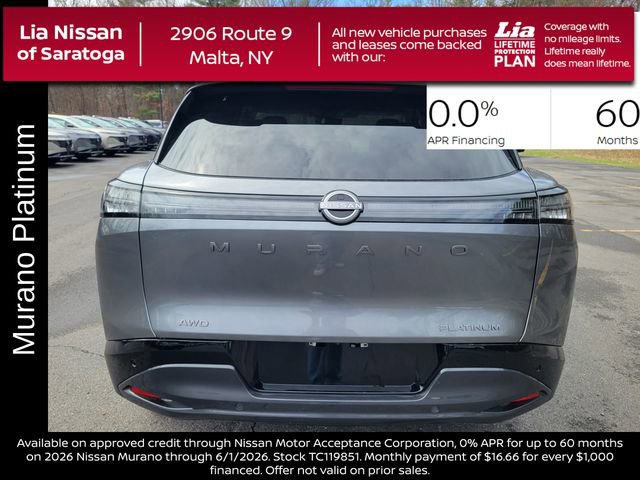 New 2026 Nissan Murano Platinum AWD/4WD image 4