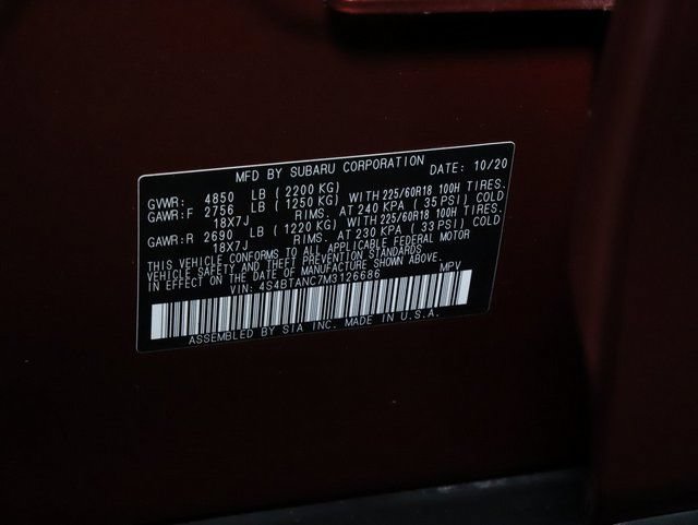Used 2021 Subaru Outback Limited w/ Popular Package #2 AWD/4WD image 20