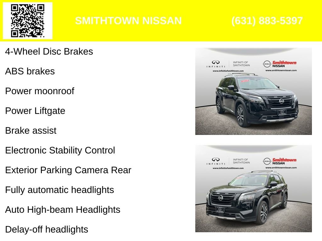 Used 2023 Nissan Pathfinder Platinum w/ Black Appearance Package AWD/4WD image 6