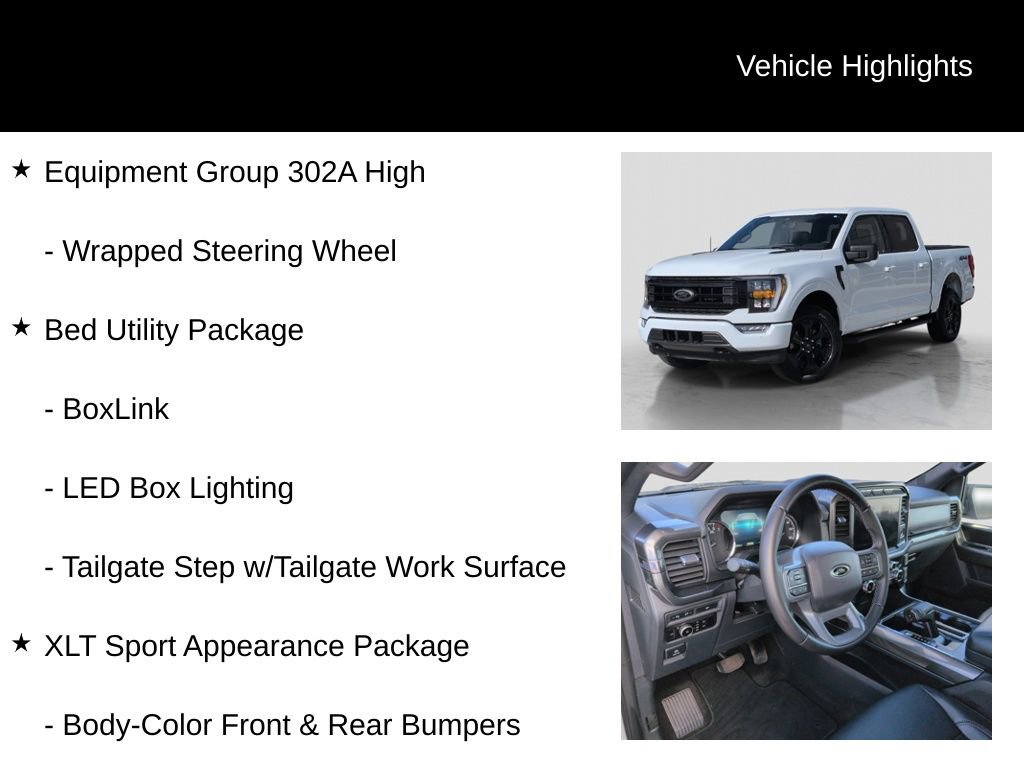 Used 2023 Ford F150 XLT w/ Equipment Group 302A High AWD/4WD image 21