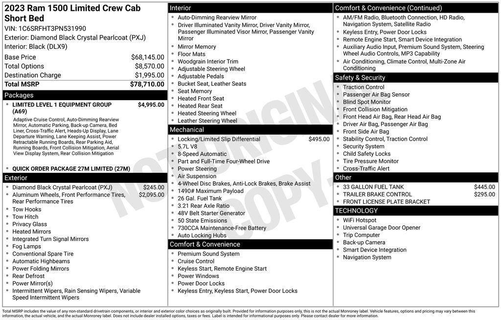Used 2023 RAM 1500 Limited image 6