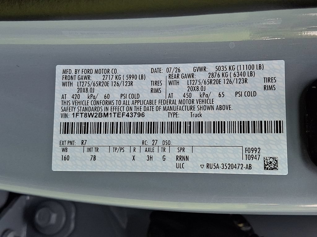 New 2026 Ford F250 Platinum AWD/4WD image 17