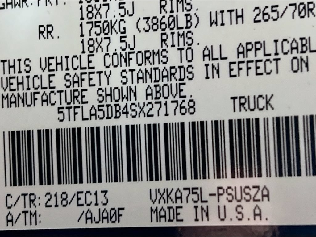 Certified 2025 Toyota Tundra SR5 w/ SR5 Premium Package AWD/4WD image 27