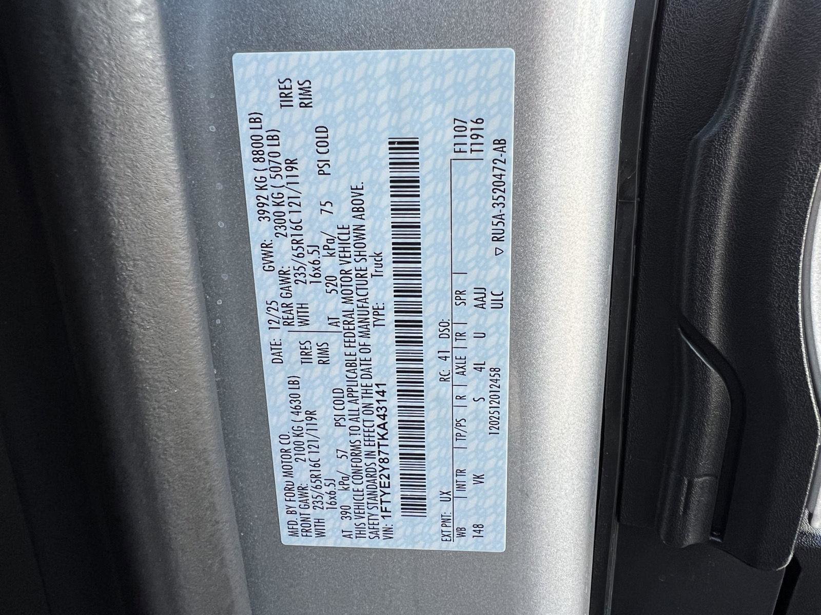 New 2026 Ford Transit 150 Low Roof AWD image 48