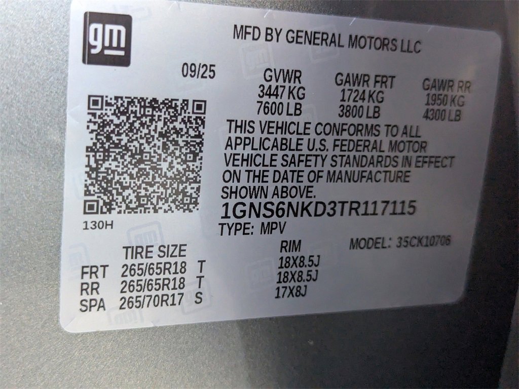 New 2026 Chevrolet Tahoe LT w/ Comfort Package image 54