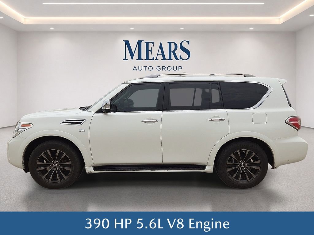 Used 2019 Nissan Armada Platinum w/ Captain's Chairs Package RWD image 3